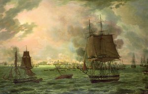 The Bombing of Cadiz by the French on 23rd September 1823